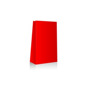BOLSA COTILLON 12.5x7x24.5 ROJA x 50u
